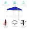 Best Choice Products 8x8ft Easy Setup Pop Up Canopy w/ 1-Button Setup, Wheeled Case, 4 Weight Bags
